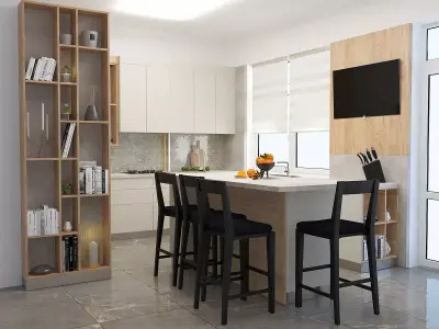 MODERN KITCHEN 3D model