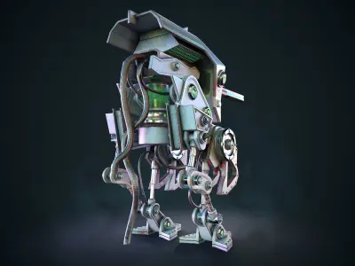 Fatal Destroyer Low-poly 3D model