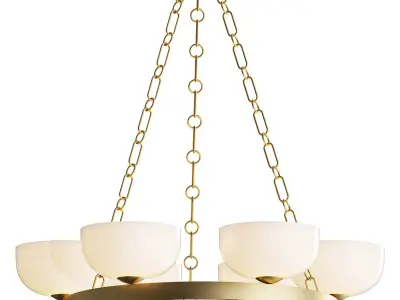 Custom Lighting Tanager Cloud Glass Pendant 3D model