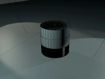 Mini Speaker Model Free low-poly 3D model