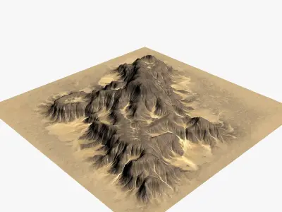 Brown B 29042015 Low-poly 3D model