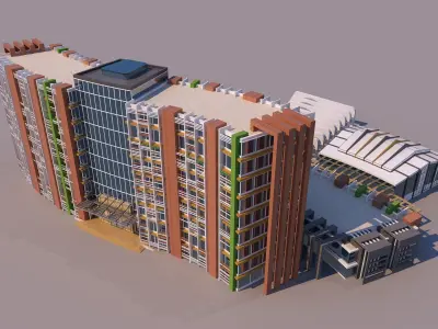 0139 - Financial Center Building 3D model