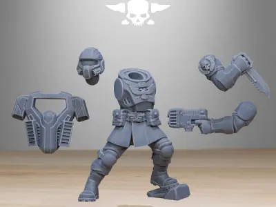 Vaskar Jump Squad 3D print model