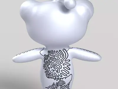 Nft Model Reddi Metal Low-poly 3D model