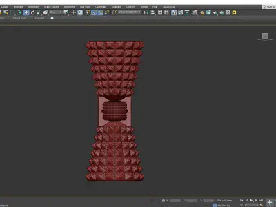 Murano Rostrato wall sconce Low-poly 3D model