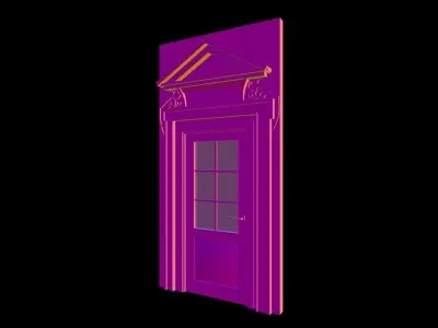 Classic 1 door  3D model