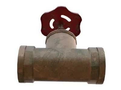 Stop valve 3D model buy