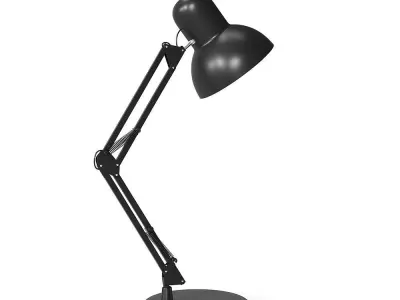Retro Desk Lamp 3D model