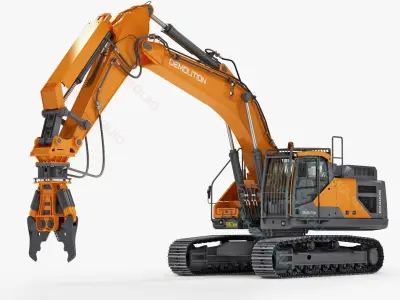  Tracked Excavator Demolition equipment generic 