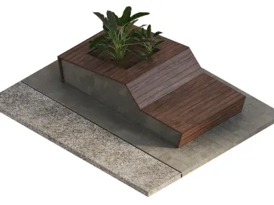 Outdoor furniture 1 3D model