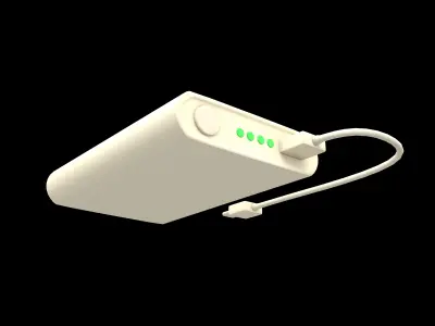 Power Bank Icon v1 007 Low-poly 3D model