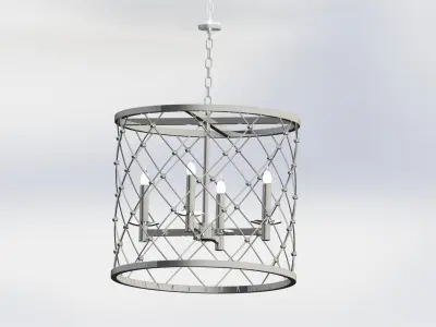 Drum Chandelier Free 3D model