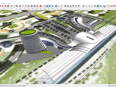 Sketchup Terminal B4 3D model