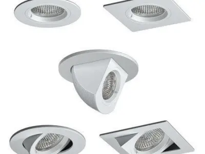 spotlights 05 Low-poly 3D model