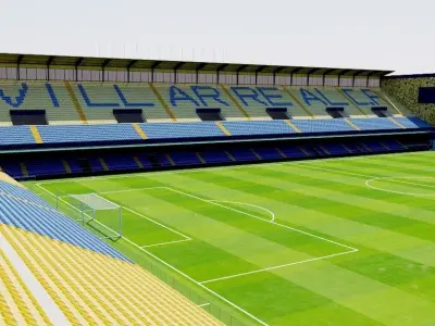 Estadio de la Ceramica - Villarreal Low-poly 3D model