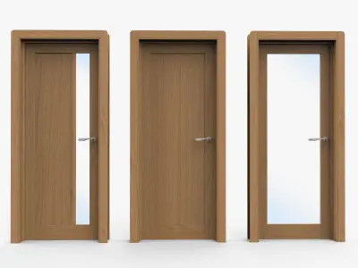 Interior door Papa Carlo 3D model