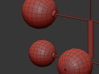 OTTO BOLLA CHANDELIER 3D model