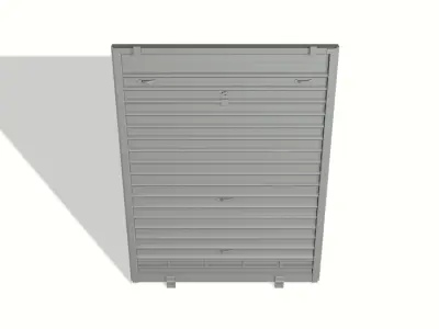 HO Pullman Standard 50 6 Waffle Side Double Door Boxcar 3D print model