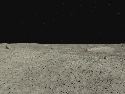 Moon Surface 2 3D model