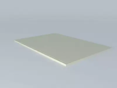 Floor sheet of paper Free 3D model