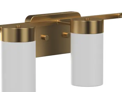 Progress Lighting Elevate Collection 3light Bathroom Vanity 3D model