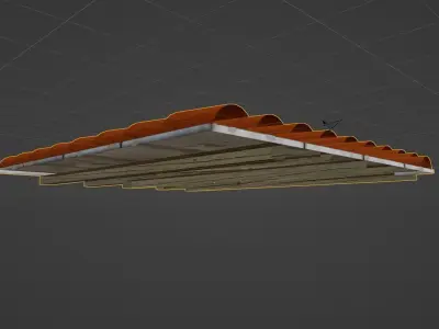 Roof Model Low-poly 3D model