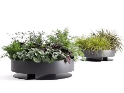 Mororo Ilda Outdoor Planters 3D model