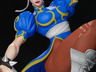 Chun li - D1 - STL 3D print model