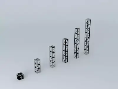 TRUSS tall metal structure Free 3D model
