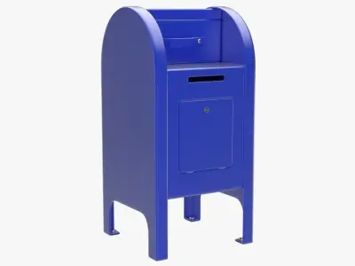 Post Box 2 3D model
