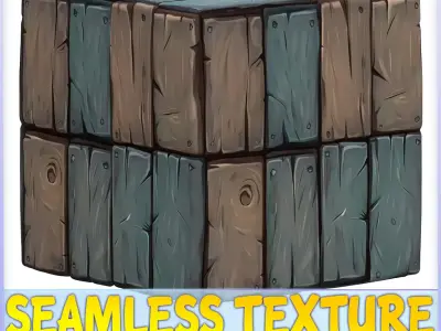 Stylized Wood Seamless Texture Texture 32