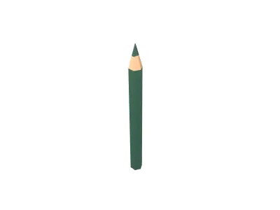 Colored Pencils v1 005 Low-poly 3D model