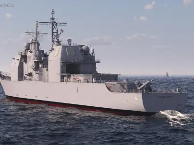  US Navy Warship CG-60 