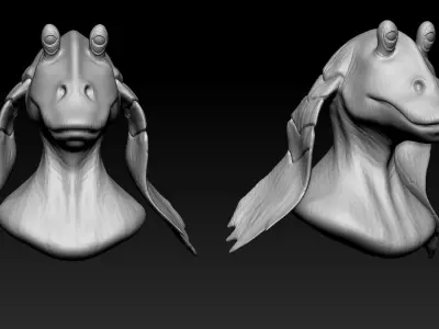 Jar Jar Binks 3D model