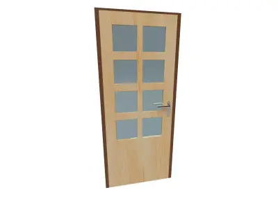 Door interior 3D model 2