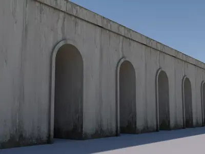 Train Bridge 3D model