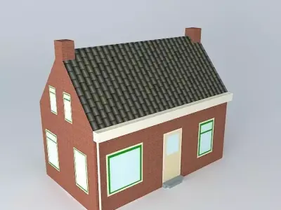another house in the street skipper Free 3D model