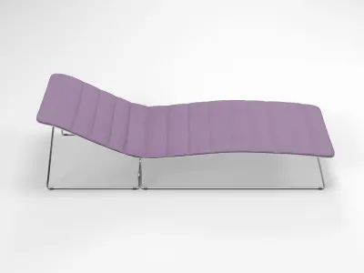 Viteo Slim Line Sun Lounger 3D model