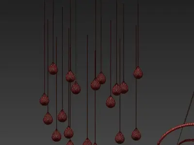 Lampatron modern chandeliers and pendant lights 3D model