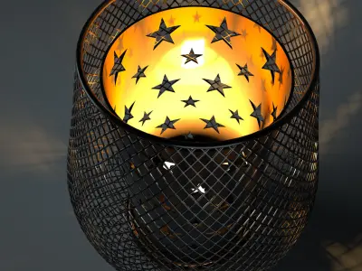 Candle holder 3D model