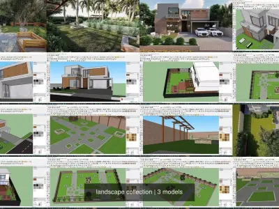 landscape collection 3D Model Pack