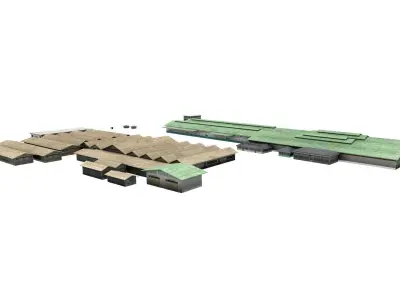 Industry factory building indofood indonesian Low-poly 3D model