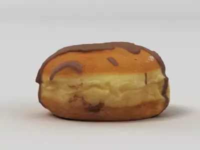 Donut 002 Low-poly 3D model