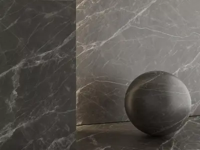 Marble Dark Emperador Porcelain Tiles 36 Texture
