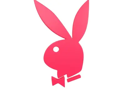 Playboy Logo v1 004 Free low-poly 3D model