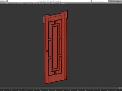 Interior Doors  3d model Low-poly 3D model