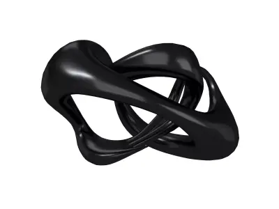 Abstract Shape v23 001 Low-poly 3D model