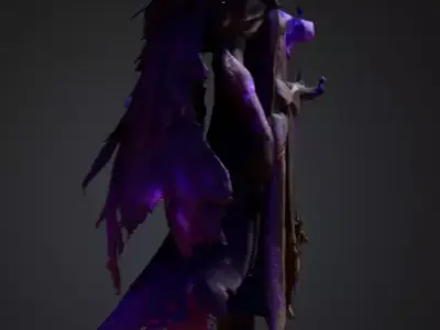 Voidcaller  The Master of Dark Arcana Low-poly 3D model