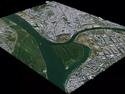 Belgrade - Serbia 3D model