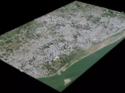 Rajshahi - Bangladesh 3D model